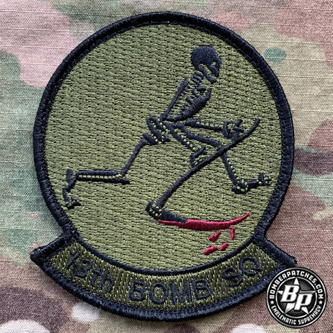 13th Bomb Squadron Olive Drab Subdued Squadron Patch