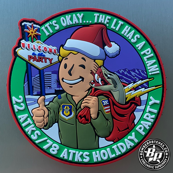 22nd / 78th Attack Squadron Holiday Party, MQ-9 – Bomber Patches
