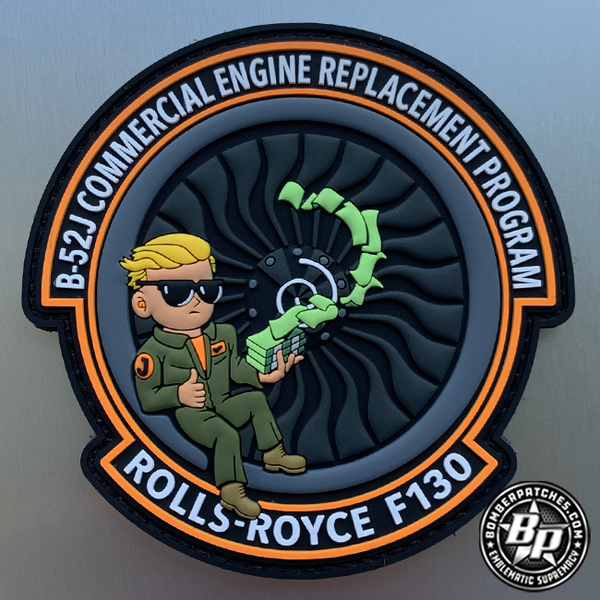 B-52J, Commerical Engine Replacement Program – Bomber Patches