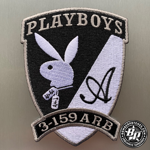 12th Combat Aviation Brigade, 3-159 ARB, Playboys Embroidered