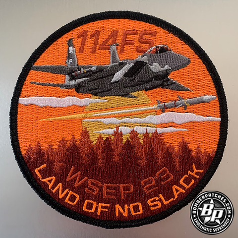 114th Fighter Squadron Exercise Patch, WSEP 2023, F-15C