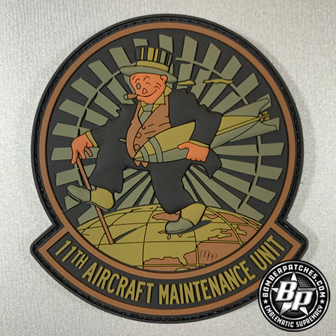 11th Aircraft Maintenance Unit PVC Morale Patch OCP