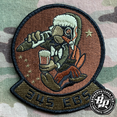 345th Bomb Squadron EBS 2018 Deployment Patch RAF Fairford OCP