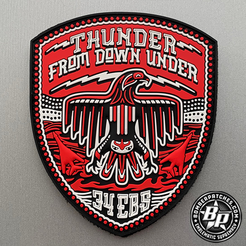34th Expeditionary Bomb Squadron 2022 Deployment Patch, B-1, PVC