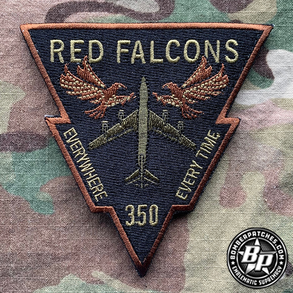 350th Air Refueling Squadron Red Falcon Morale Kc 135 Ocp Bomber