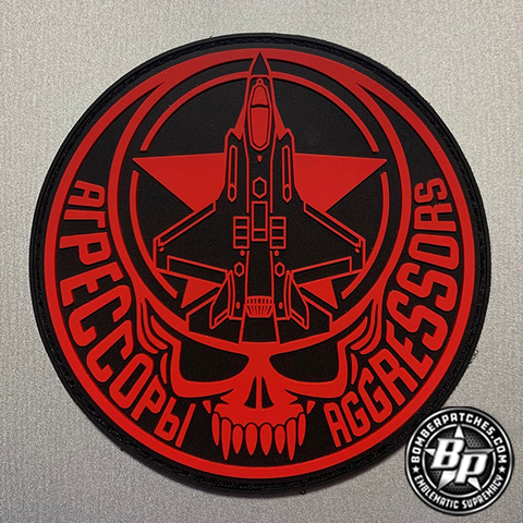 57th Fighter Wing 64th Aggressor Squadron "Wraith" Deadhead PVC, F-35