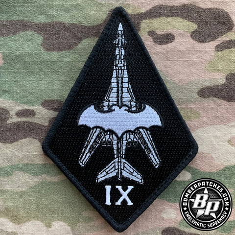 9th Bomb Squadron Diamond, Black
