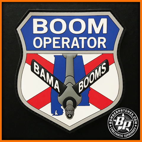 117th Air Refueling Wing Boom Operator PVC Patch, Full Color