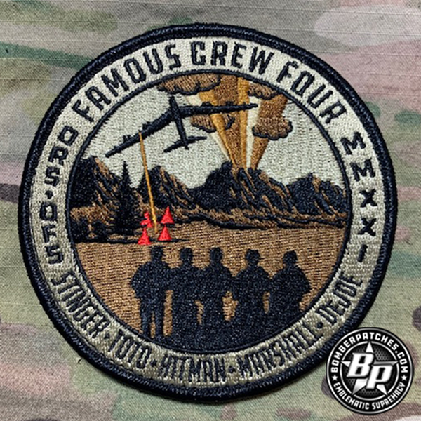 23d Bomb Squadron, Famous Crew 4, Crew Patch with Call Signs, OIR