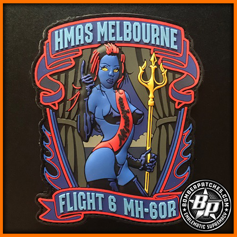 Royal Australian Navy Flight 6 MH-60R HMAS Melbourne 2018 Deployment Patch