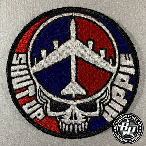 B-52 SHUT UP HIPPIE RWB PATCH