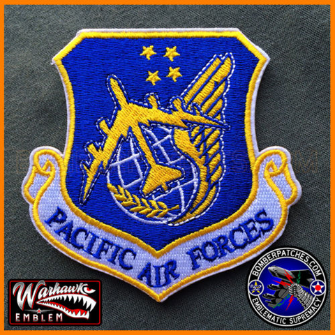 Pacific Air Forces PACAF Command Patch, B-52 Version 23d Bomb Sq, Andersen AFB