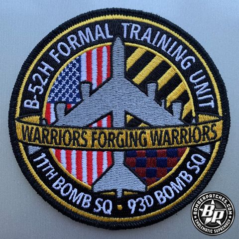 11th/93d Formal Training Unit Instructor Patch, Warriors Forging Warriors, B-52