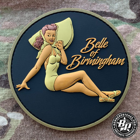 177th Air Refueling Wing, Belle of Birmingham, KC-135 Nose Art Patch, OCP