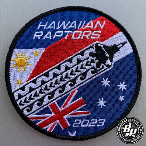USAF F-22 ハワイアンラプター パッチ 199th Fighter Squadron, Hawaiian Raptors, F-22A – Bomber Patches