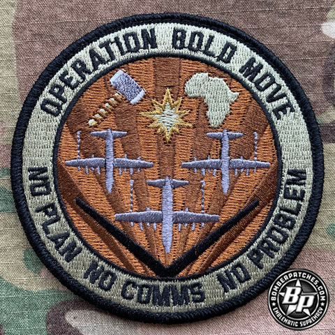 27th Special Operations Wing, Operation Bold Move, Deployment Patch, MC-130J