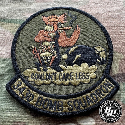 343d Bomb Squadron Heritage Patch OCP, B-52