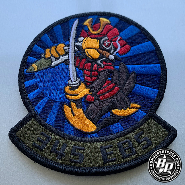 345th Bomb Squadron EBS 2023 Samurai, Deployment, Full Color – Bomber ...