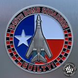 345th Bomb Squadron Coin, B-1B