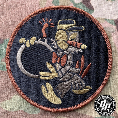 345th Expeditionary Bomb Squadron 2018 2019 "Heritage" Deployment Patch, OIR OFS OCP