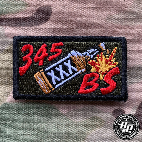 345th Bomb Squadron EBS Whiskey Tab