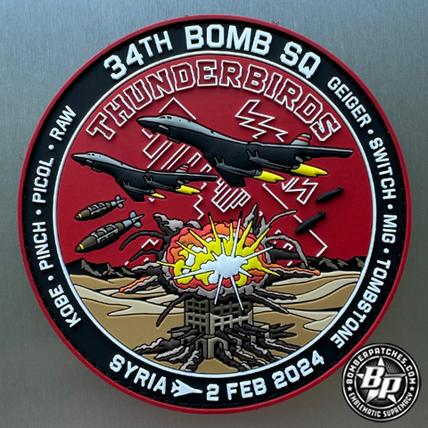 34th Bomb Squadron, Syria Strike B-1B