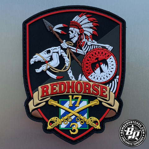 3rd Squadron 17th Calvary Regiment Redhorse, AH-64 Apache Full Color