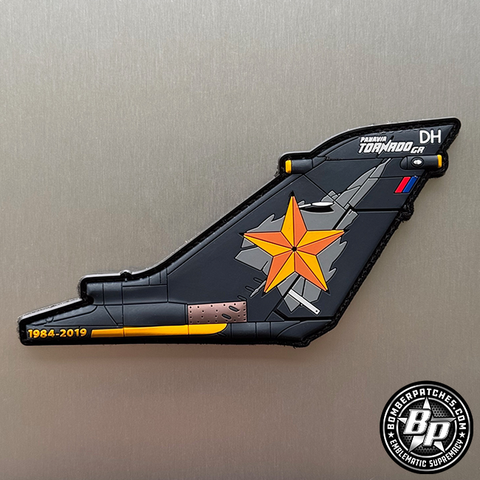 41 Squadron, Royal Air Force GR4 Tornado Tail Farewell Patch, Gold Star