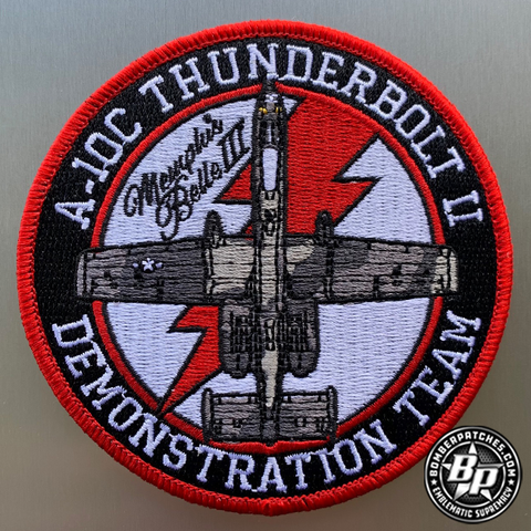 A-10C Thunderbolt Demo Team, White Embroidered