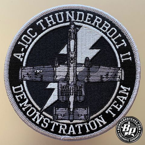 A-10C Thunderbolt Demo Team, Black Embroidered