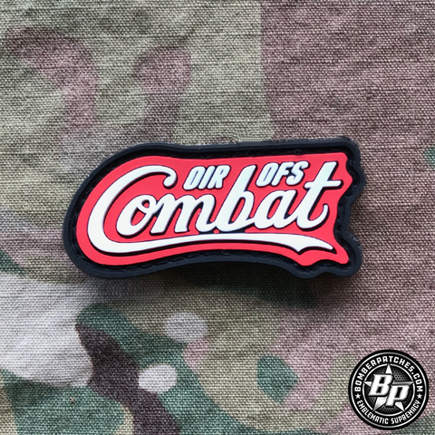 23 Bomb Squadron COMBAT OIR OFS PVC Tab, Red