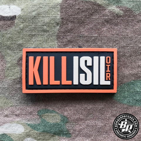 343d Bomb Squadron, KILL ISIL OIR Tab, Orange