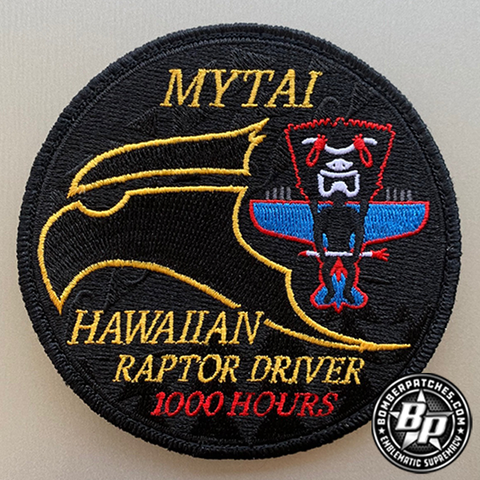 199th Fighter Squadron Mytai Raptor Driver, 1000 Hours, F-22A