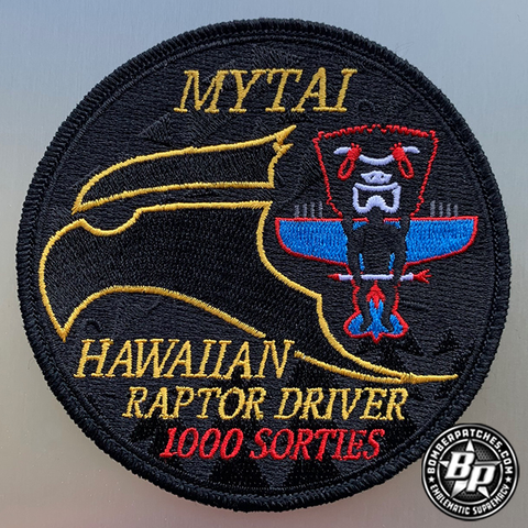 199th Fighter Squadron Mytai Raptor Driver, 1000 Sorties, F-22A