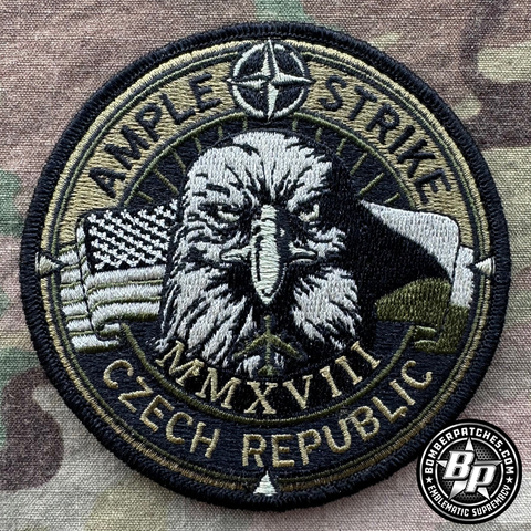 307th Bomb Wing, Ample Strike 2018 OCP Embroidered, B-52