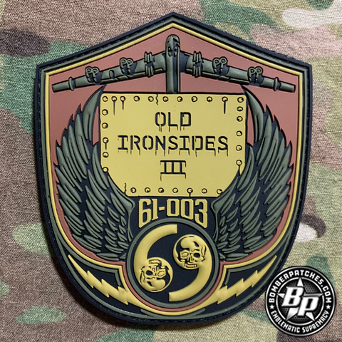 69th Bomb Squadron Nose Art Patch, Old Ironsides B-52H 61-003, OCP