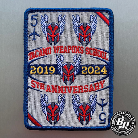 TACAMO Weapons School 5th Anniversary, E-6B Embroidered