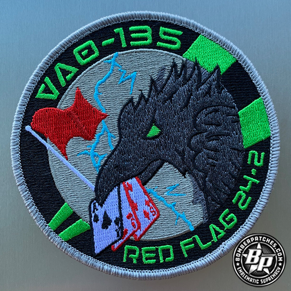 VAQ-135, Red Flag 24-2, EA-18G – Bomber Patches