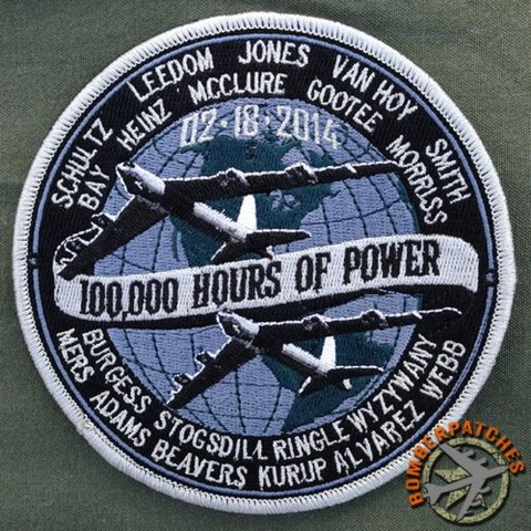 307th Bomb Wing, 93d and 343d BS B-52H World Record Setting Commemorative Patch