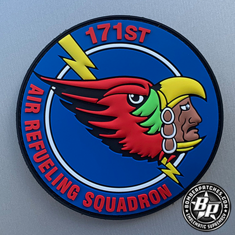 171st Air Refueling Squadron Full Color, PVC, KC-135T