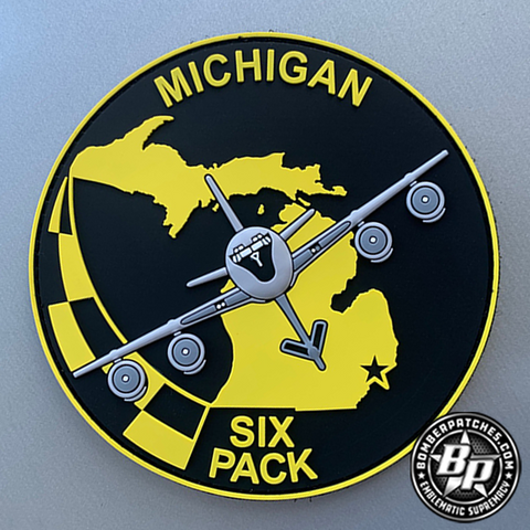 171st Air Refueling Squadron Michigan Six Pack PVC, KC-135T