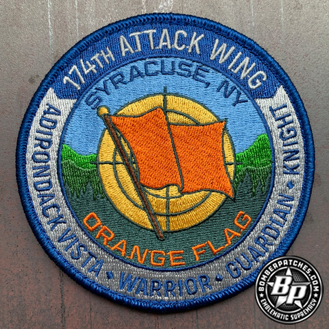 174th Attack Wing Orange Flag Color