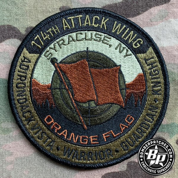 174th Attack Wing Orange Flag OCP – Bomber Patches