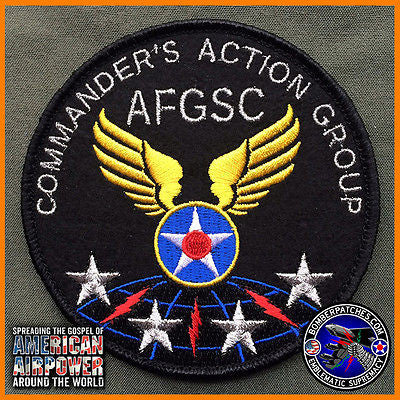 AIR FORCE GLOBAL STRIKE COMMAND COMMANDER'S ACTION GROUP PATCH