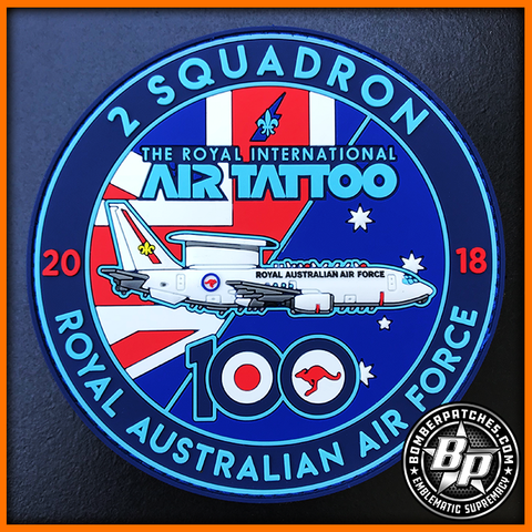 2 Squadron RAAF Royal Australian Air Force RIAT 2018 Royal International Air Tattoo PVC Patch