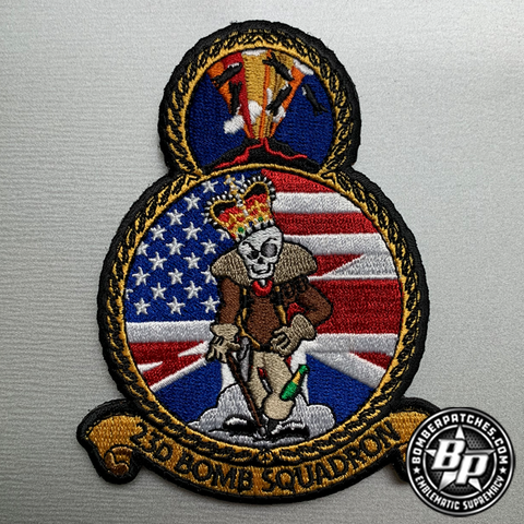 23d Bomb Squadron Bomber Task Force 2020 Embroidered, Full color