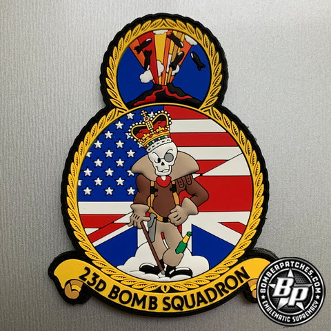 23d Bomb Squadron Bomber Task Force 2020 PVC, Full Color