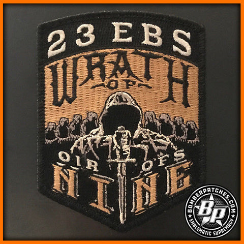 23 EBS CREW 9 EMBROIDERED PATCH OIR 2017 B-52H