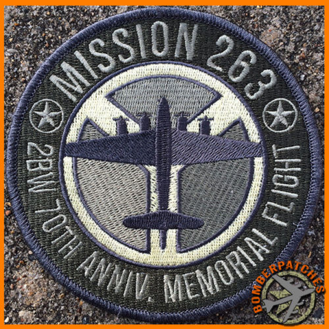 Mission 263 70th Anniv Memorial Patch