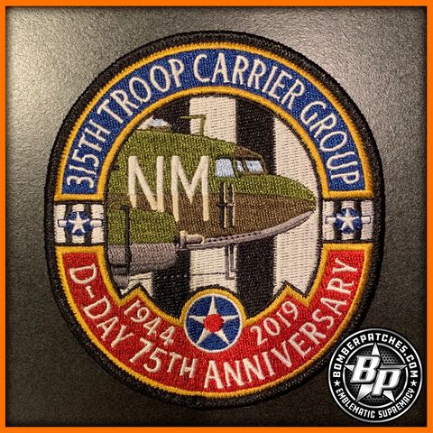 315th Troop Carrier Group D-Day 75th Anniversary Commemorative Patch
